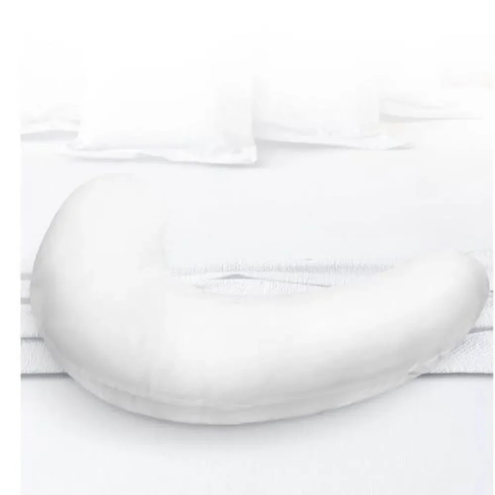 Boomerang Shapes Pillow White Neck Support Contours To Reduce Pressure New